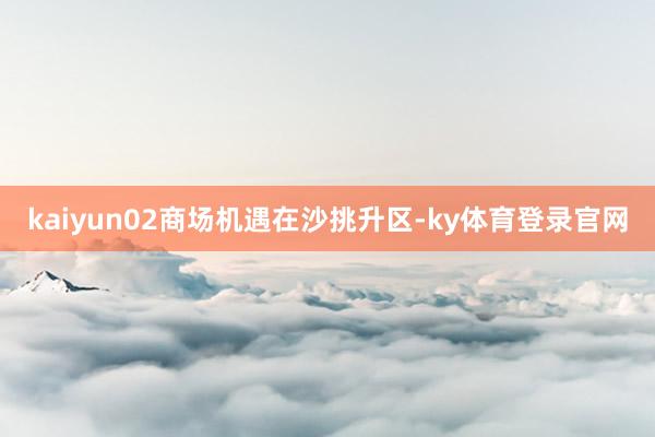 kaiyun02商场机遇在沙挑升区-ky体育登录官网